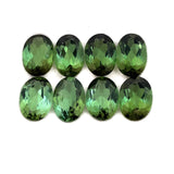 5.65cts 8Pcs Lot Natural Green Tourmaline Gemstone - 7X5MM - Oval Shape - 25206RGT