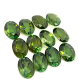 9.78cts 12Pcs Lot Natural Green Tourmaline Gemstone - 7X5MM - Oval Shape - 25210RGT