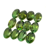 9.78cts 12Pcs Lot Natural Green Tourmaline Gemstone - 7X5MM - Oval Shape - 25210RGT