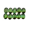 7.85cts 10Pcs Lot Natural Green Tourmaline Gemstone - 7X5MM - Oval Shape - 25211RGT