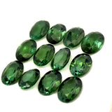 9.57cts 12Pcs Lot Natural Green Tourmaline Gemstone - 7X5MM - Oval Shape - 25212RGT