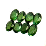 6.12cts 8Pcs Lot Natural Green Tourmaline Gemstone - 7X5MM - Oval Shape - 25213RGT