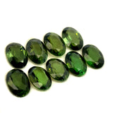 6.74cts 10Pcs Lot Natural Green Tourmaline Gemstone - 7X5MM - Oval Shape - 25214RGT