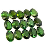 11.63cts 15Pcs Lot Natural Green Tourmaline Gemstone - 7X5MM - Oval Shape - 25215RGT