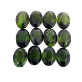 9.38cts 12Pcs Lot Natural Green Tourmaline Gemstone - 7X5MM - Oval Shape - 25216RGT