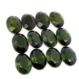 9.38cts 12Pcs Lot Natural Green Tourmaline Gemstone - 7X5MM - Oval Shape - 25216RGT