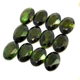 9.38cts 12Pcs Lot Natural Green Tourmaline Gemstone - 7X5MM - Oval Shape - 25216RGT