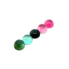 10.54cts 5Pcs Lot Natural Bi-Color Tourmaline Gemstone - 7.5MM - Round Cabochon - 25240RGT 