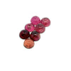 11.59cts 7Pcs Lot Natural Bi-Color Tourmaline Gemstone - 7MM - Round Cabochon - 25243RGT