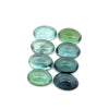 4.17cts 8Pcs Lot Natural Bi-Color Tourmaline Gemstone - 6X4MM - Oval Cabochon - 25245RGT