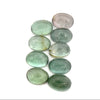 8.77cts 9Pcs Lot Natural Bi-Color Tourmaline Gemstone - 7X5MM - Oval Cabochon - 25246RGT
