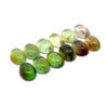 11.85cts 12Pcs Lot Natural Bi-Color Tourmaline Gemstone - 7X5MM - Oval Cabochon - 25247RGT
