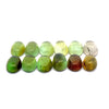 11.85cts 12Pcs Lot Natural Bi-Color Tourmaline Gemstone - 7X5MM - Oval Cabochon - 25247RGT