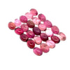 47.55cts 49Pcs Lot Natural Bi-Color Tourmaline Gemstone - 7X5MM - Oval Cabochon - 25250RGT