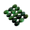 59.39cts 63Pcs Lot Natural Bi-Color Tourmaline Gemstone - 7X5MM - Oval Cabochon - 25251RGT