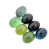 16.00cts 7Pcs Lot Natural Bi-Color Tourmaline Gemstone - 9X7MM - Oval Cabochon - 25259RGT