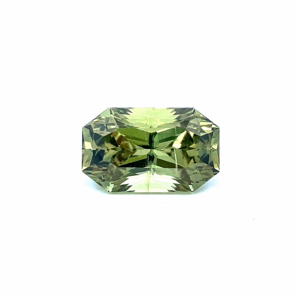 5.26cts GIA Natural Gemstone Green Chrysoberyl - Octagon Shape - 25330RGT