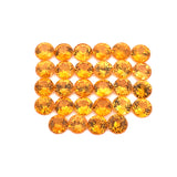 4.08cts 28Pcs Natural Fanta Spessartite Gemstone - 3.1MM - Round Shape - 25478RGT