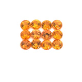1.76cts 12Pcs Natural Fanta Spessartite Gemstone - 3.1MM - Round Shape - 25486RGT