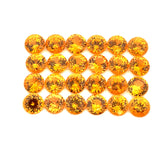 3.85cts 24Pcs Natural Fanta Spessartite Gemstone - 3.2MM - Round Shape - 25493RGT