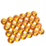 3.85cts 24Pcs Natural Fanta Spessartite Gemstone - 3.2MM - Round Shape - 25493RGT