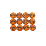 1.94cts 12Pcs Natural Fanta Spessartite Gemstone - 3.2MM - Round Shape - 25495RGT