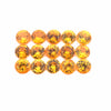 3.10cts 15Pcs Natural Fanta Spessartite Gemstone - 3.5MM - Round Shape - 25497RGT