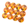 2.57cts 12Pcs Natural Fanta Spessartite Gemstone - 3.5MM - Round Shape - 25499RGT