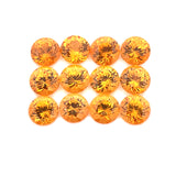 2.27cts 12Pcs Natural Fanta Spessartite Gemstone - 3.5MM - Round Shape - 25503RGT