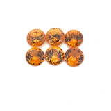 1.26cts 6Pcs Natural Fanta Spessartite Gemstone - 3.5MM - Round Shape - 25506RGT