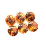 1.26cts 6Pcs Natural Fanta Spessartite Gemstone - 3.5MM - Round Shape - 25506RGT