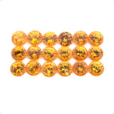 4.31cts 18Pcs Natural Fanta Spessartite Gemstone - 3.6MM - Round Shape - 25507RGT