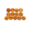 3.11cts 13Pcs Natural Fanta Spessartite Gemstone - 3.6MM - Round Shape - 25512RGT