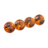 1.36cts 4Pcs Natural Fanta Spessartite Gemstone - 4.0MM - Round Shape - 25524RGT
