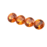 1.36cts 4Pcs Natural Fanta Spessartite Gemstone - 4.0MM - Round Shape - 25524RGT