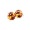 0.73cts 2Pcs Natural Fanta Spessartite Gemstone - 4.1MM - Round Shape - 25526RGT