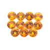 3.63cts 11Pcs Natural Fanta Spessartite Gemstone - 4.1MM - Round Shape - 25529RGT