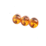 1.03cts 3Pcs Natural Fanta Spessartite Gemstone - 4.2MM - Round Shape - 25532RG