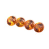 1.40cts 4Pcs Natural Fanta Spessartite Gemstone - 4.2MM - Round Shape - 25534RGT