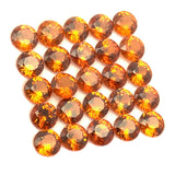 3.70cts 25Pcs Natural Fanta Spessartite Gemstone - 3.1MM - Round Shape - 25488RGT