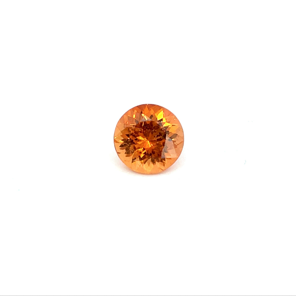 1.23cts Natural Gemstone Fanta Spessartite Garnet - Round Shape - 25569RGT