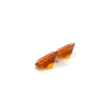 2.09cts Natural Gemstone Fanta Spessartite Garnet Pair - Round Shape - 25590RGT
