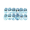 2.53cts 12Pcs Natural Santa Maria Aquamarine Gemstone - 5X3MM - Oval Shape - 25596RGT