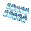 2.17cts 10Pcs Natural Santa Maria Aquamarine Gemstone - 5X3MM - Oval Shape - 25597RGT