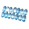 3.08cts 14Pcs Natural Santa Maria Aquamarine Gemstone - 5X3MM - Oval Shape - 25599RGT 