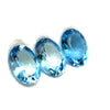 2.04cts 3Pcs Natural Santa Maria Aquamarine Gemstone - 7X5MM - Oval Shape - 25604RGT