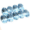 5.70cts 9Pcs Natural Santa Maria Aquamarine Gemstone - 7X5MM - Oval Shape - 25605RGT