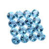 2.57cts 16Pcs Natural Santa Maria Aquamarine Gemstone - 3.5MM - Round Shape - 25612RGT