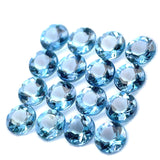 2.57cts 16Pcs Natural Santa Maria Aquamarine Gemstone - 3.5MM - Round Shape - 25612RGT