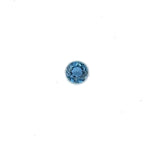 0.13cts Natural Santa Maria Aquamarine Gemstone - 3.5MM - Round Shape - 25614RGT